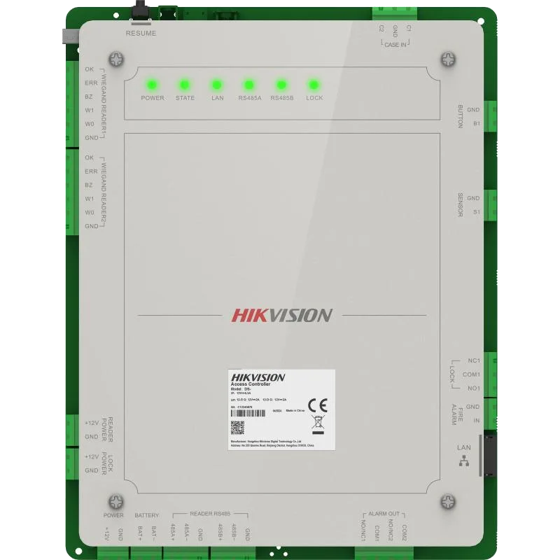 Контролер для двох дверей              Hikvision DS-K2622X(P)          