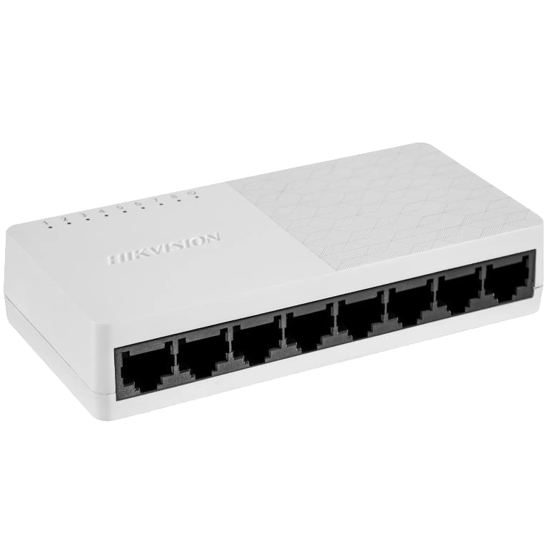 Комутатор 8 портів некерований              Hikvision DS-3E0508D-O          