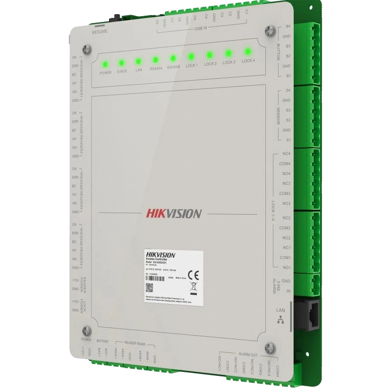 Контролер для чотирьох дверей              Hikvision DS-K2624X(P)          