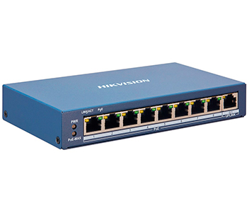 8-портовый керований POE комутатор Hikvision DS-3E1309P-EI