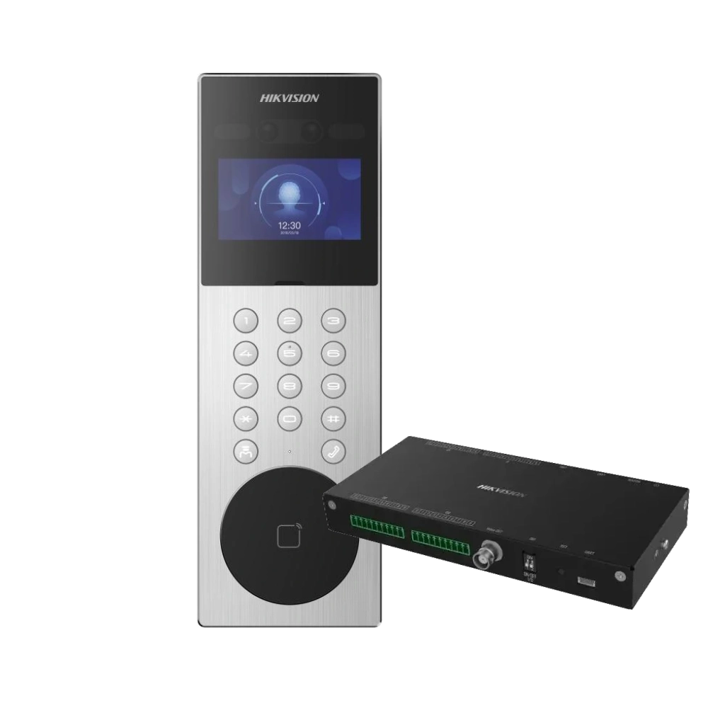 Набір гібридної домофонії Hikvision DS-KD9203-ME6 + DS-KAD40
